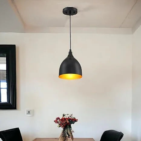 Ceiling Lamp - Aluminum - Black - 50×20×50 cm