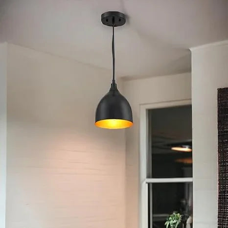 Ceiling Lamp - Aluminum - Black - 50×20×50 cm