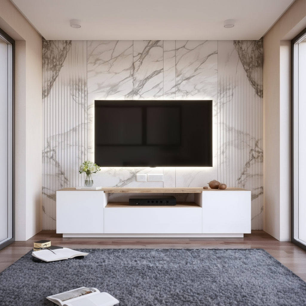 TV Unit - MDF Wood - Multi color - 180x30x45 cm