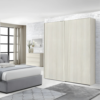 Full Bedroom - MDF Wood  - Beige & Grey