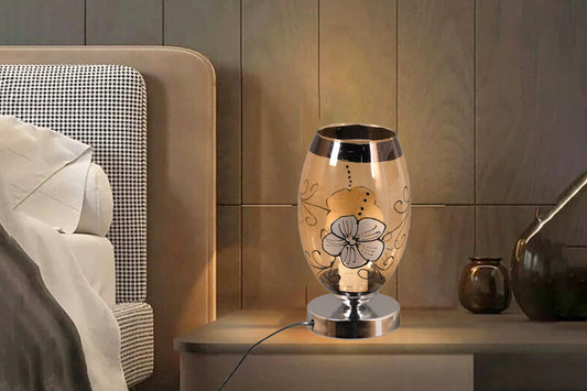 مصباح مكتبي - معدني - متعدد الألوان - 24 × 13 سم.