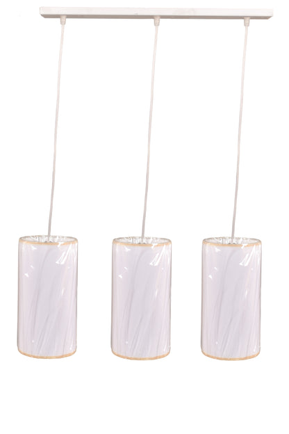 ثريا - معدنية - بيضاء - 70 × 50 سم