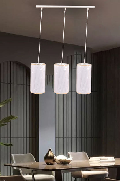 ثريا - معدنية - بيضاء - 70 × 50 سم