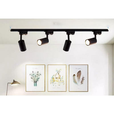 Ceiling Lamp - Steel - Black - 20 x 200 cm