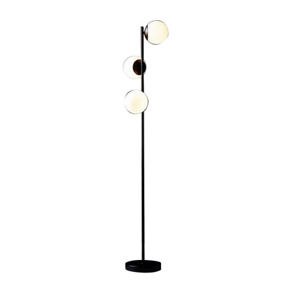 Floor Lamp - Metal - Black - 160x40 cm