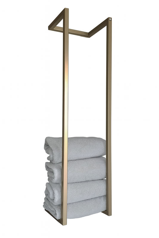 Towel Holder  Steel  Gold