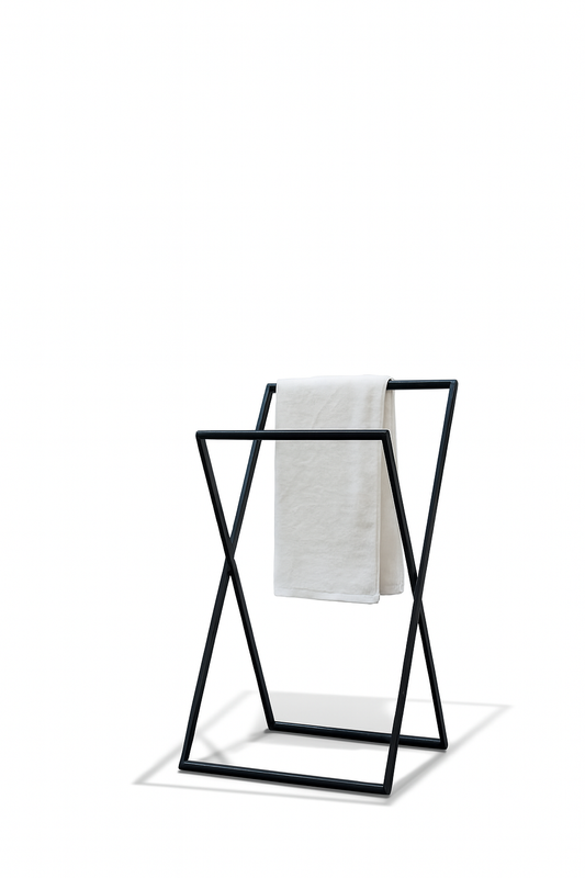 Towel Holder  Steel  Black
