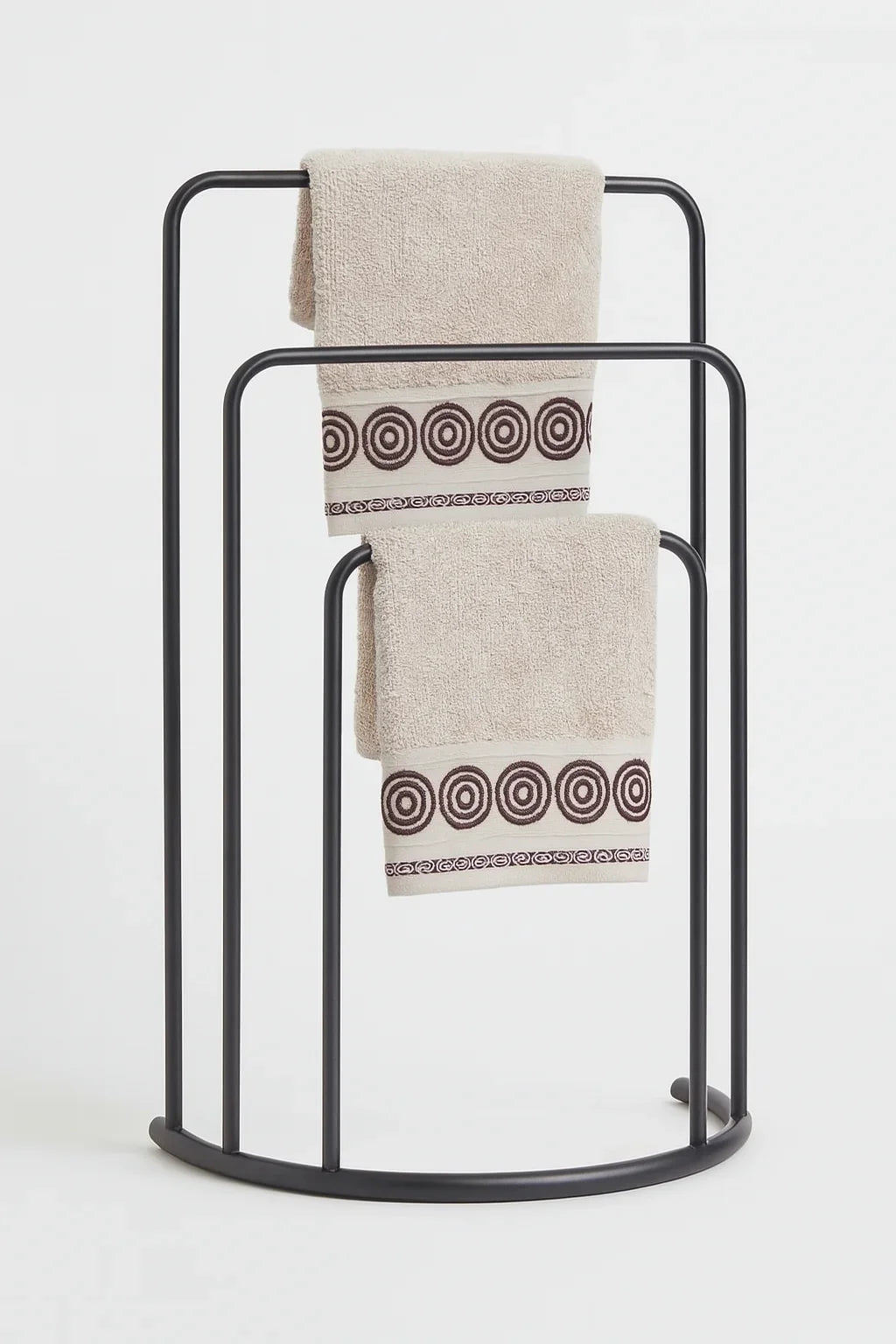Towel Holder - Steel - Black - 70x20x50 cm - Cataloug