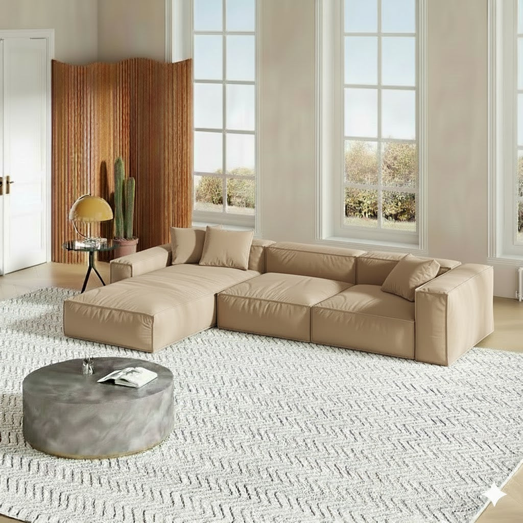 Sofa - L Shape - Beech Wood - Multi Color - 290x170x90 cm