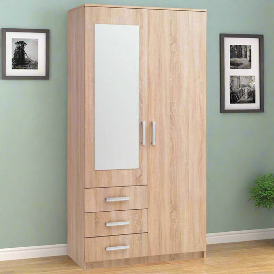 دولاب  - خشب ام دي اف - خشبي - 120 × 200 سم