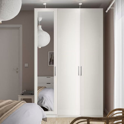 Wardrobe - MDF Wood - White - 120x200 cm