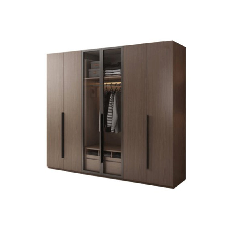 دولاب - أم دي أف- بني غامق - 210x240 سم