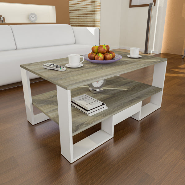 ترابيزه قهوة - ألوان متعددة - MDF - 100x60x45 سم