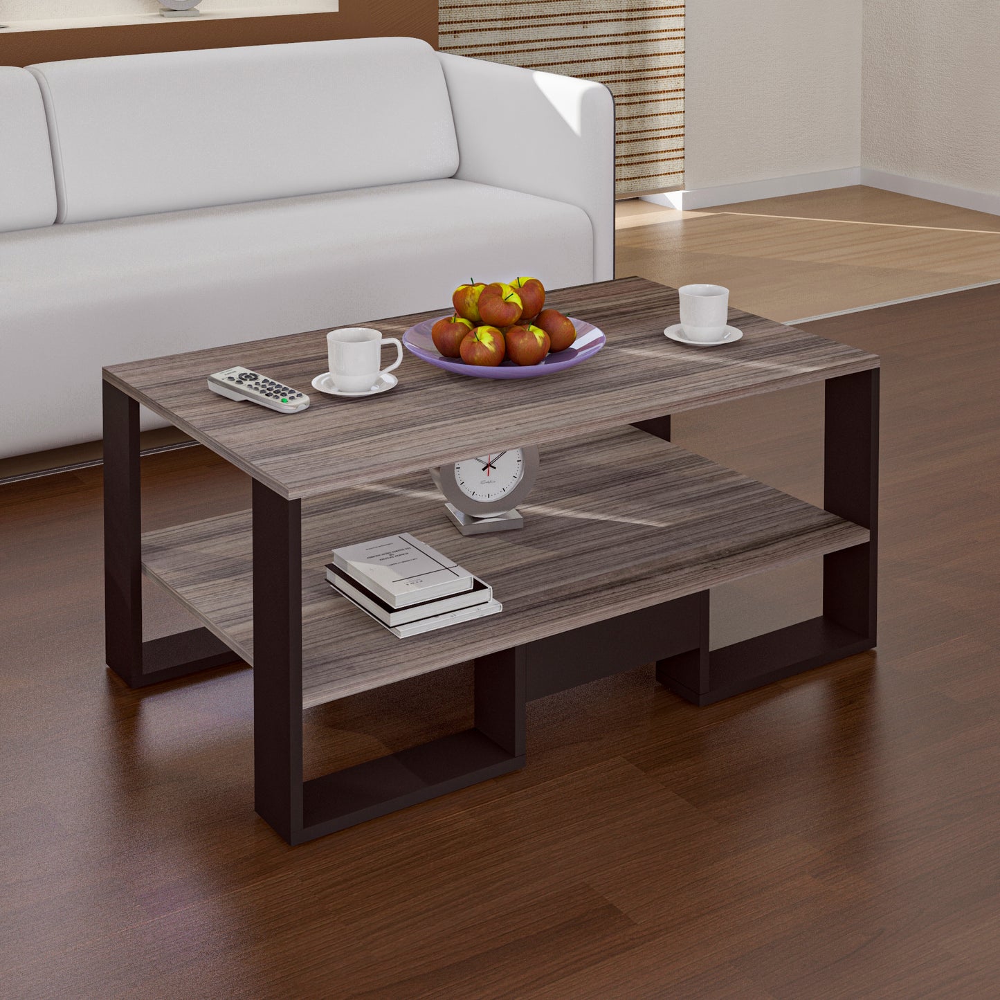 Coffee Table - MDF - Multi Color - 100x60x45 cm