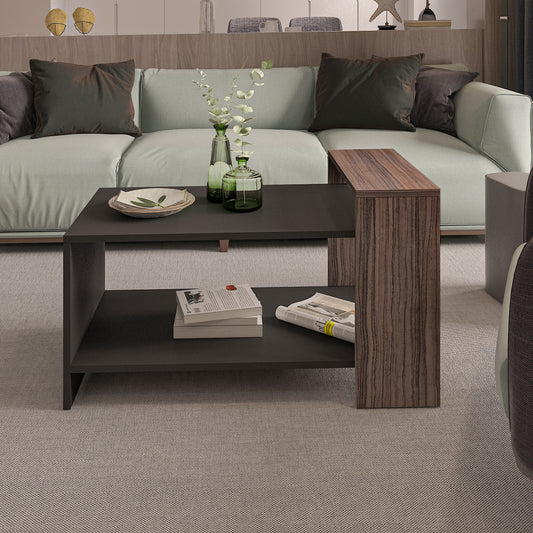 Coffee Table - MDF - Multi Color - 90x49x52 cm