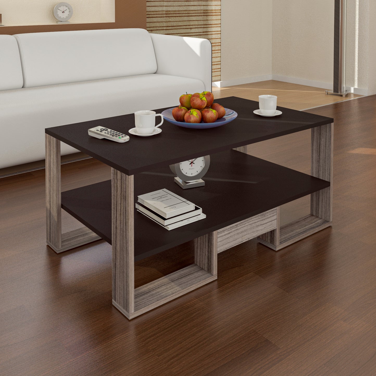 Coffee Table - MDF - Multi Color - 100x60x45 cm